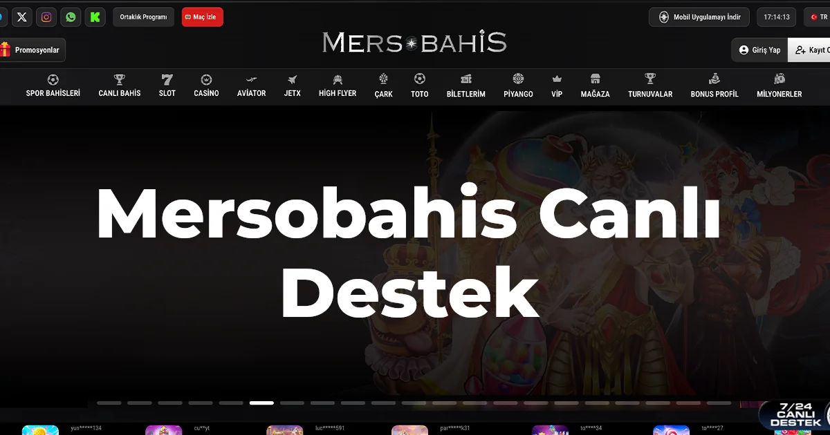 Mersobahis Canlı Destek