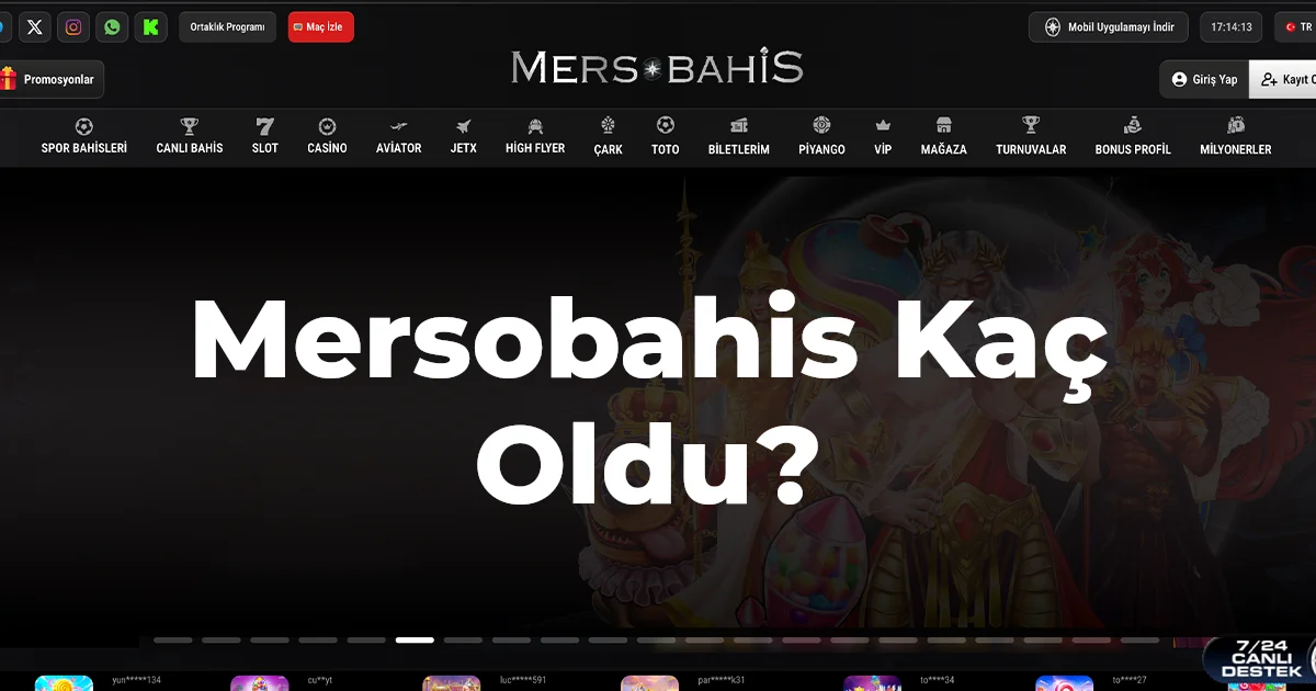 Mersobahis Kaç Oldu?