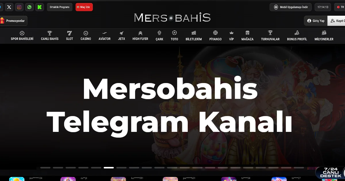 Mersobahis Telegram Kanalı